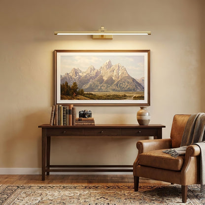 Walnut Linear LED Wall Light - Dimmable, Energy Efficient Illumination