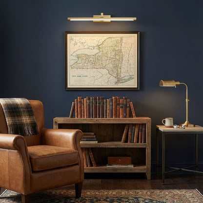 Walnut Linear LED Wall Light - Dimmable, Energy Efficient Illumination