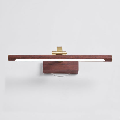 Walnut Linear LED Wall Light - Dimmable, Energy Efficient Illumination