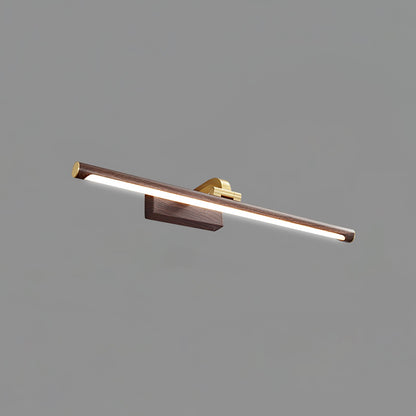 Walnut Linear LED Wall Light - Dimmable, Energy Efficient Illumination