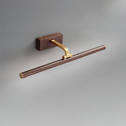 Walnut Linear LED Wall Light - Dimmable, Energy Efficient Illumination