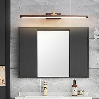 Walnut Linear LED Wall Light - Dimmable, Energy Efficient Illumination