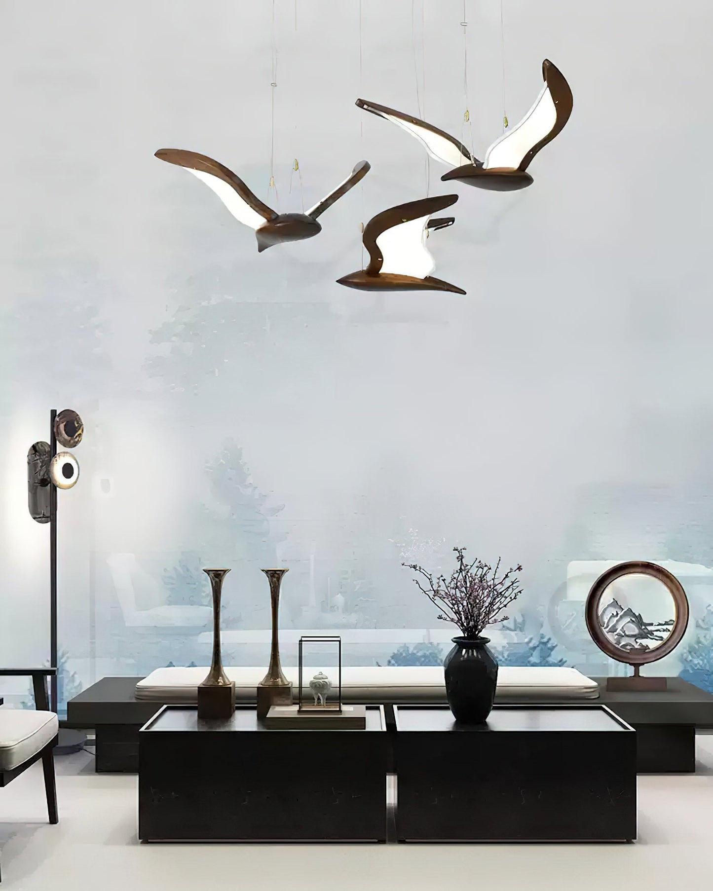 Elegant Warbler Chandelier - Adjustable Height, Energy-Efficient LED