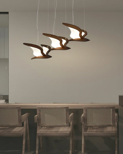 Elegant Warbler Chandelier - Adjustable Height, Energy-Efficient LED