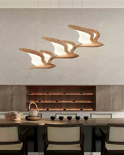 Elegant Warbler Chandelier - Adjustable Height, Energy-Efficient LED