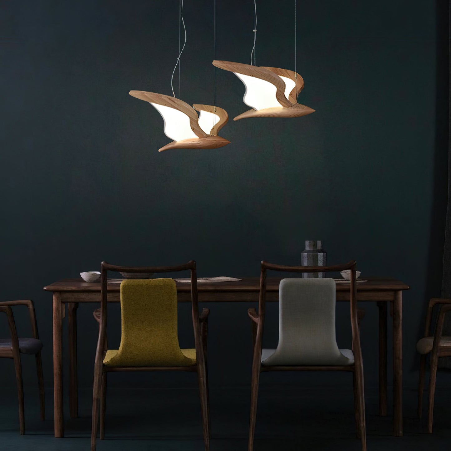 Elegant Warbler Chandelier - Adjustable Height, Energy-Efficient LED