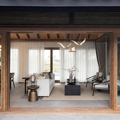 Elegant Warbler Chandelier - Adjustable Height, Energy-Efficient LED