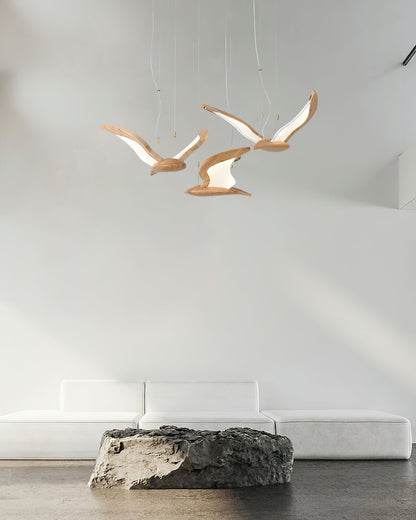 Elegant Warbler Chandelier - Adjustable Height, Energy-Efficient LED