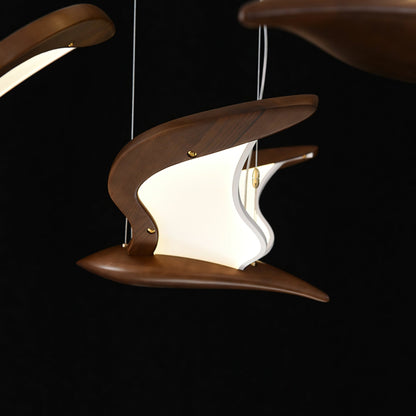Elegant Warbler Chandelier - Adjustable Height, Energy-Efficient LED