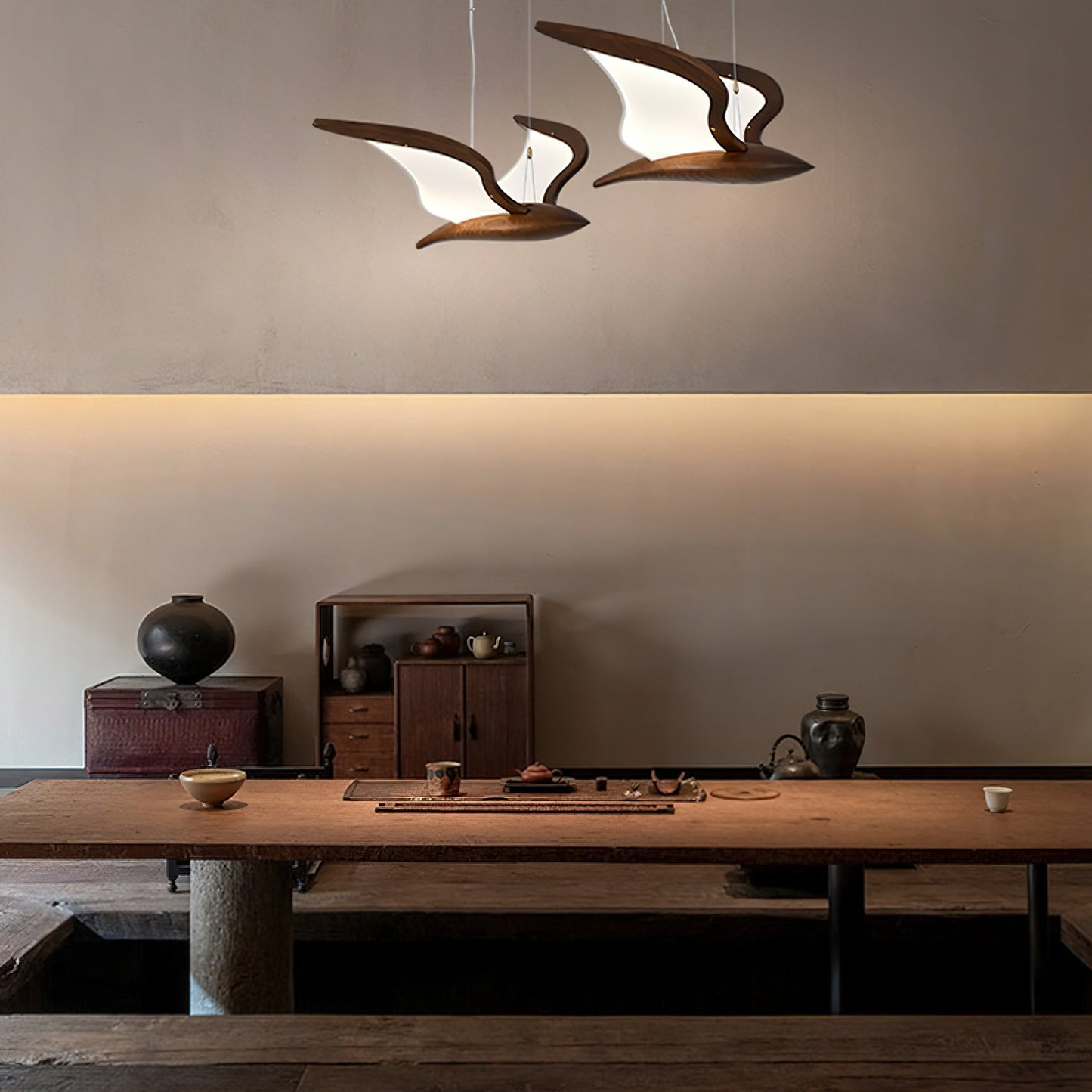 Elegant Warbler Chandelier - Adjustable Height, Energy-Efficient LED
