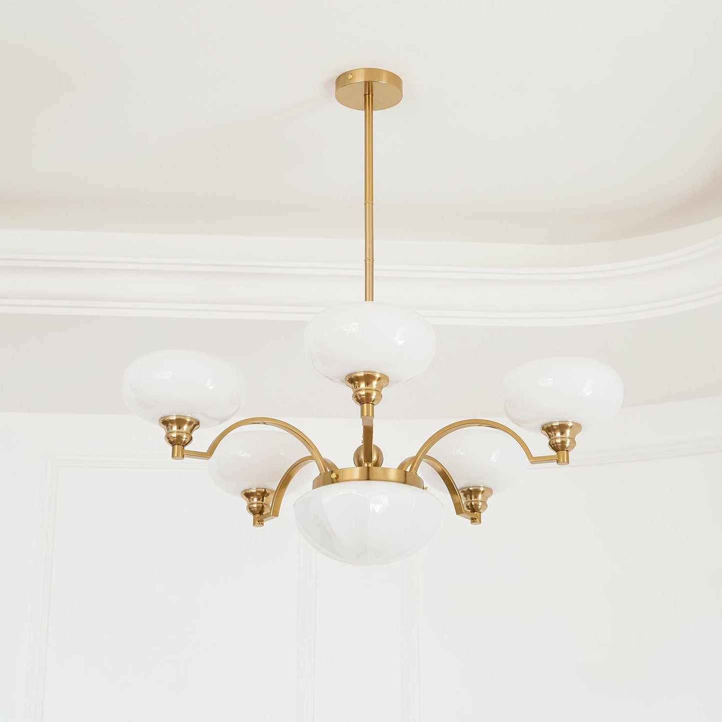 Elegant Warre Chandelier - Adjustable Height & Energy-Efficient LED