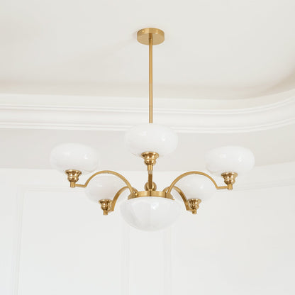 Elegant Warre Chandelier - Adjustable Height & Energy-Efficient LED