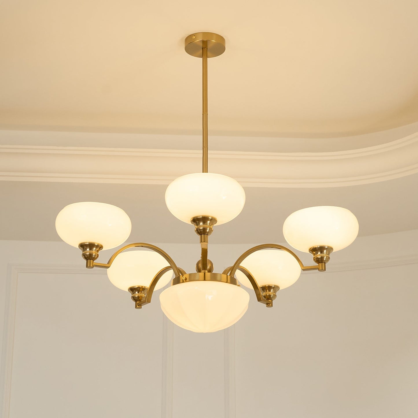 Elegant Warre Chandelier - Adjustable Height & Energy-Efficient LED