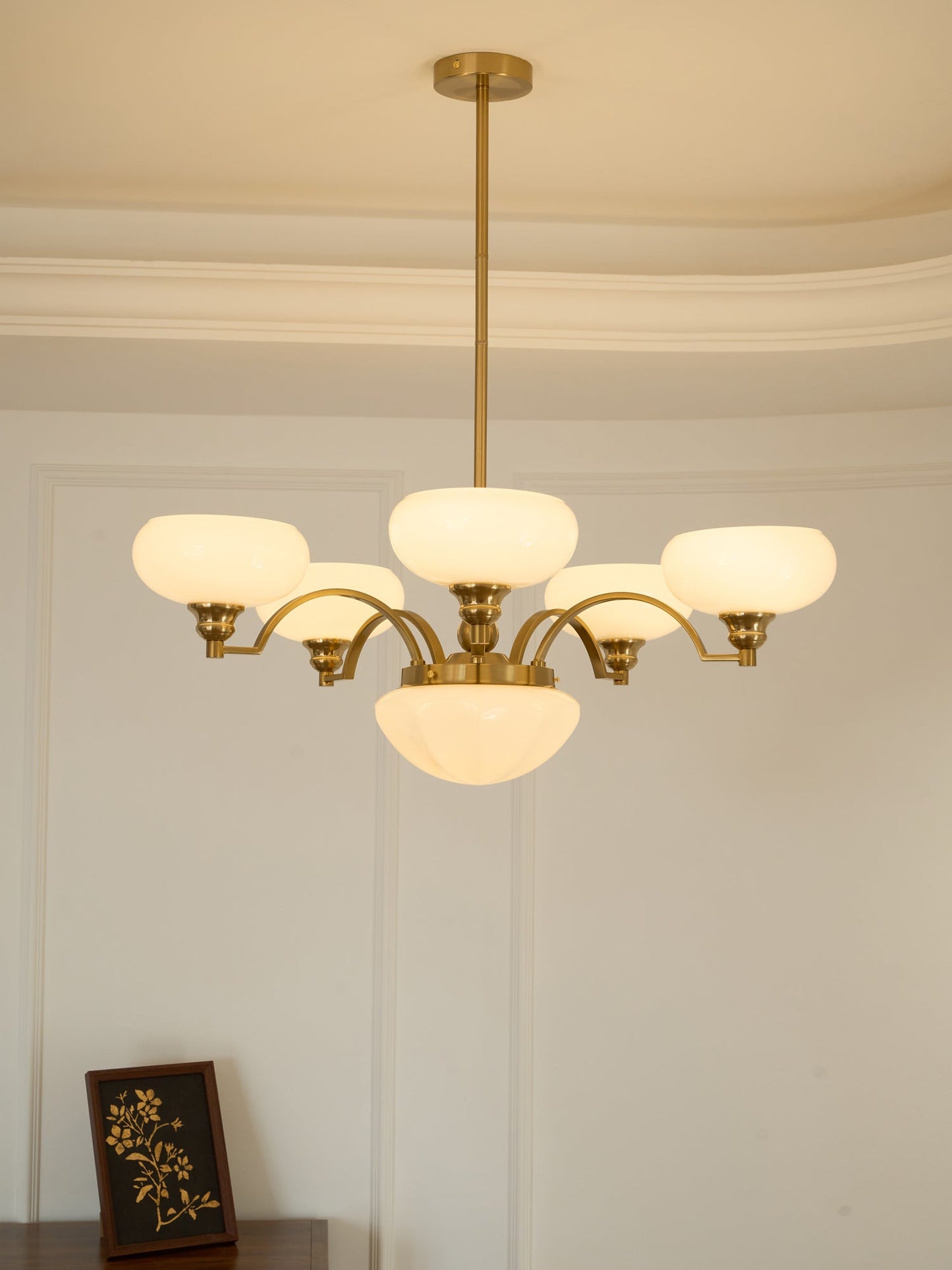 Elegant Warre Chandelier - Adjustable Height & Energy-Efficient LED