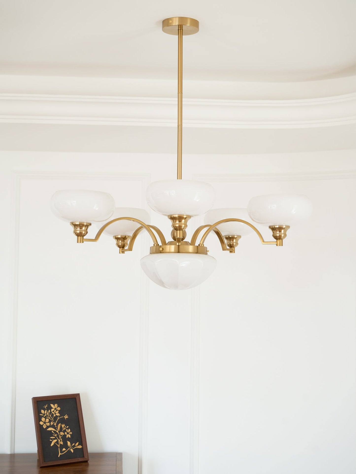 Elegant Warre Chandelier - Adjustable Height & Energy-Efficient LED