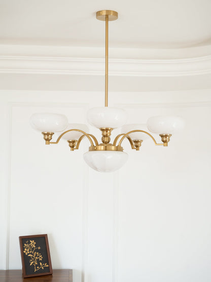 Elegant Warre Chandelier - Adjustable Height & Energy-Efficient LED