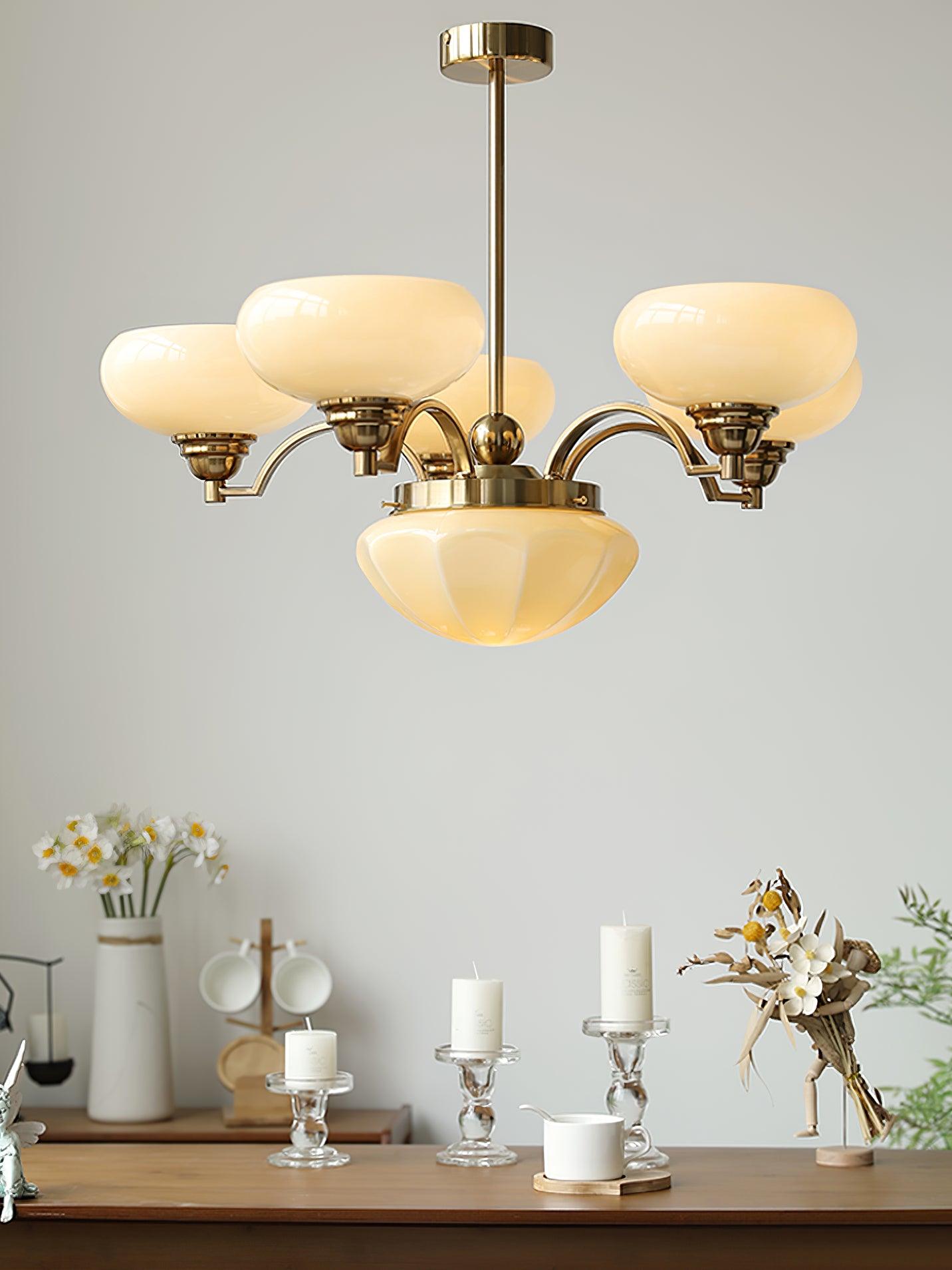 Elegant Warre Chandelier - Adjustable Height & Energy-Efficient LED
