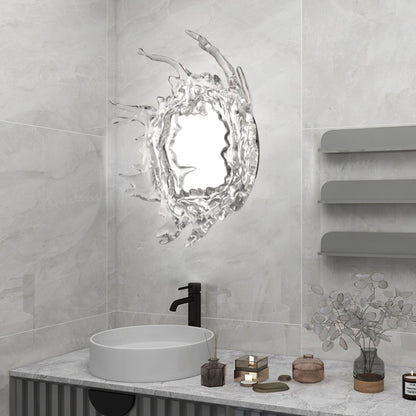 Water Drop Mirror Wall Lamp - Adjustable Brightness, Elegant Design