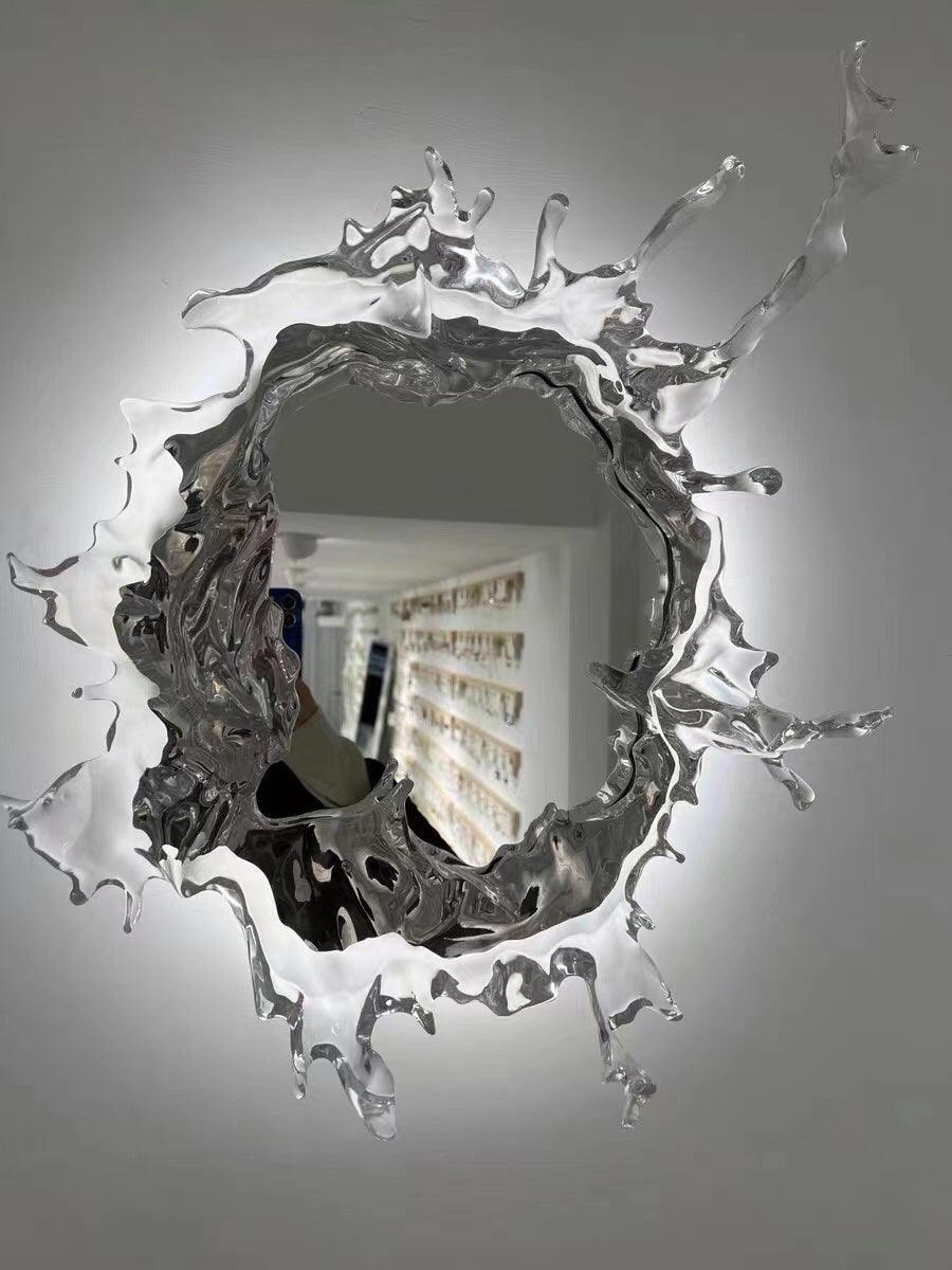 Water Drop Mirror Wall Lamp - Adjustable Brightness, Elegant Design