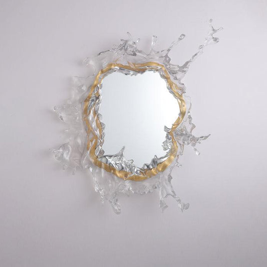 Water Drop Mirror Wall Lamp - Adjustable Brightness, Elegant Design