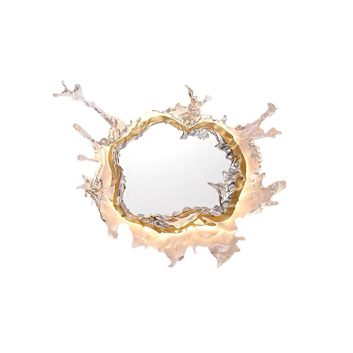 Water Drop Mirror Wall Lamp - Adjustable Brightness, Elegant Design