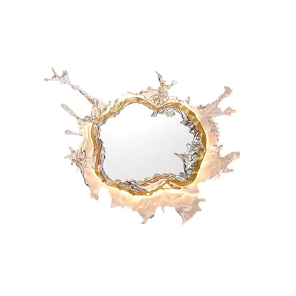 Water Drop Mirror Wall Lamp - Adjustable Brightness, Elegant Design