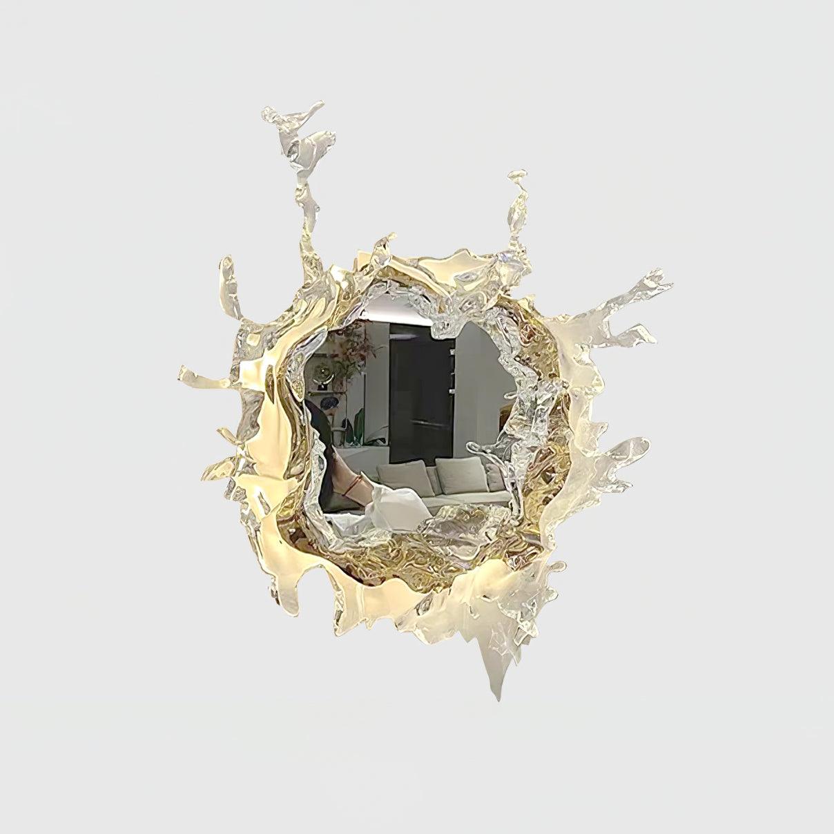Water Drop Mirror Wall Lamp - Adjustable Brightness, Elegant Design