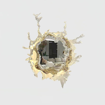 Water Drop Mirror Wall Lamp - Adjustable Brightness, Elegant Design