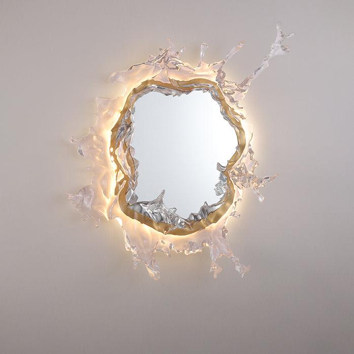Water Drop Mirror Wall Lamp - Adjustable Brightness, Elegant Design