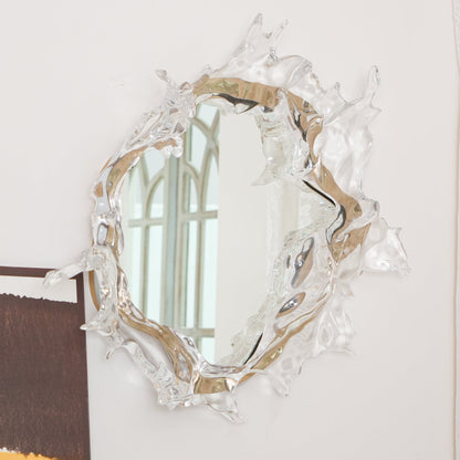 Water Drop Mirror Wall Lamp - Adjustable Brightness, Elegant Design