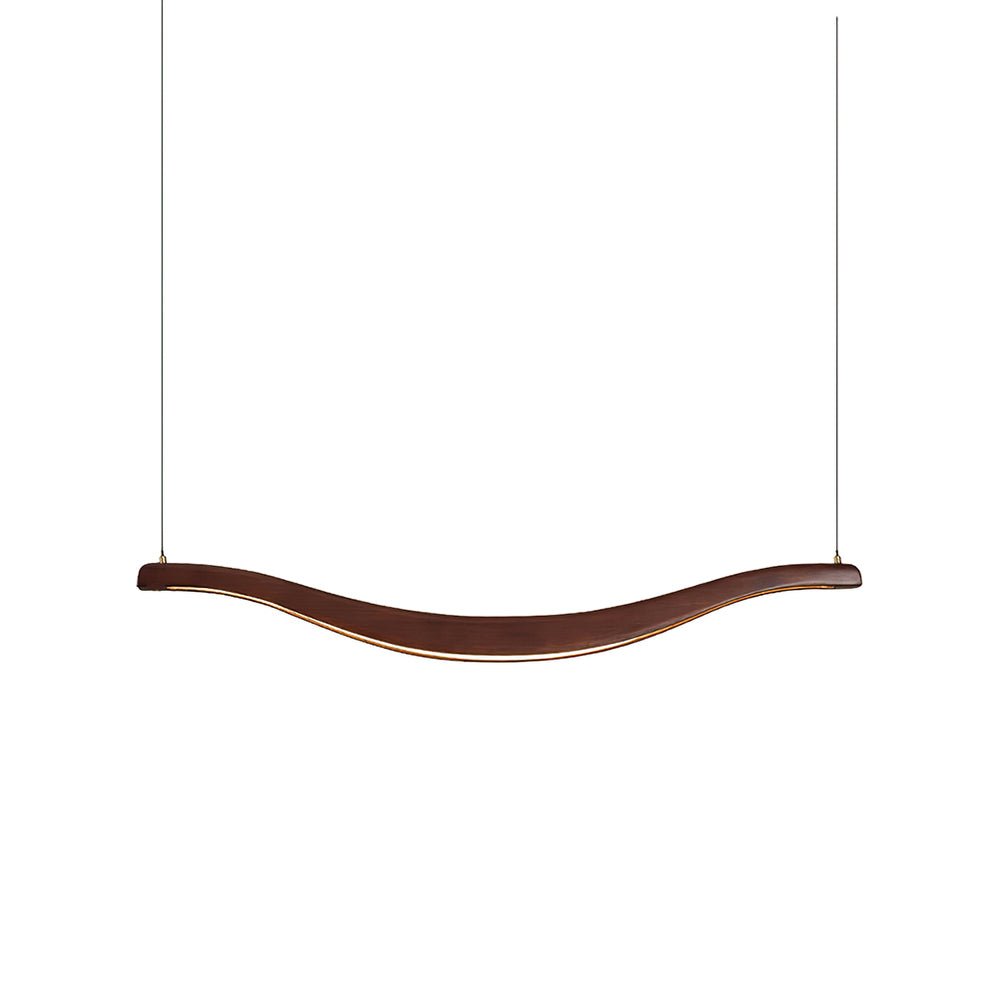 Waveform Chandelier - Modern Design with Adjustable Brightness & LED L