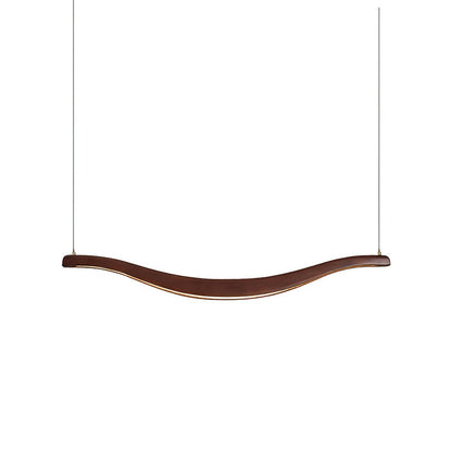 Waveform Chandelier - Modern Design with Adjustable Brightness & LED L