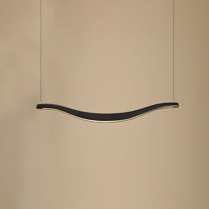 Waveform Chandelier - Modern Design with Adjustable Brightness & LED L