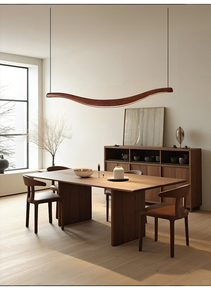 Waveform Chandelier - Modern Design with Adjustable Brightness & LED L