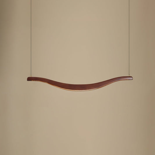 Waveform Chandelier - Modern Design with Adjustable Brightness & LED L