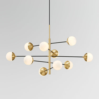 Waverly Chandelier - Elegant Lighting Fixture with Adjustable Height &