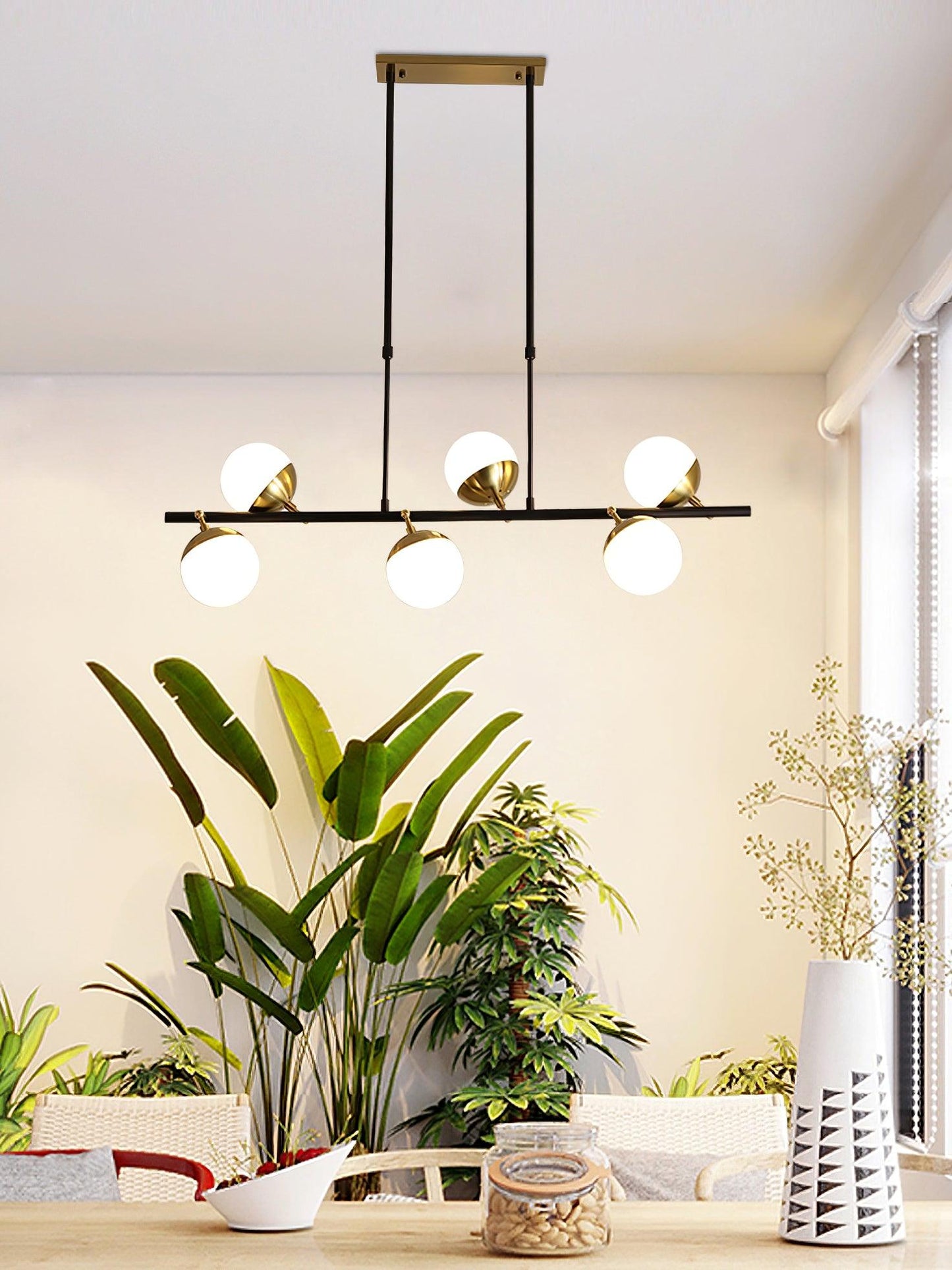 Waverly Restaurant Chandelier - Elegant Design, Adjustable Height