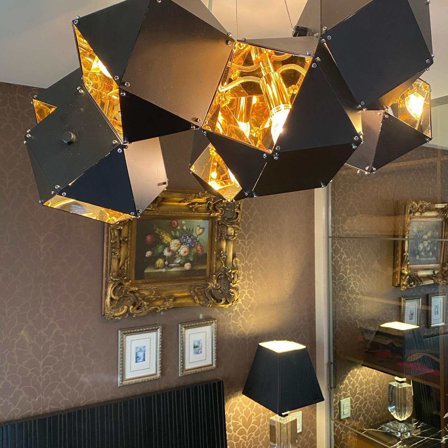 Facet Modular Chandelier - Customizable Design with LED Compatibility