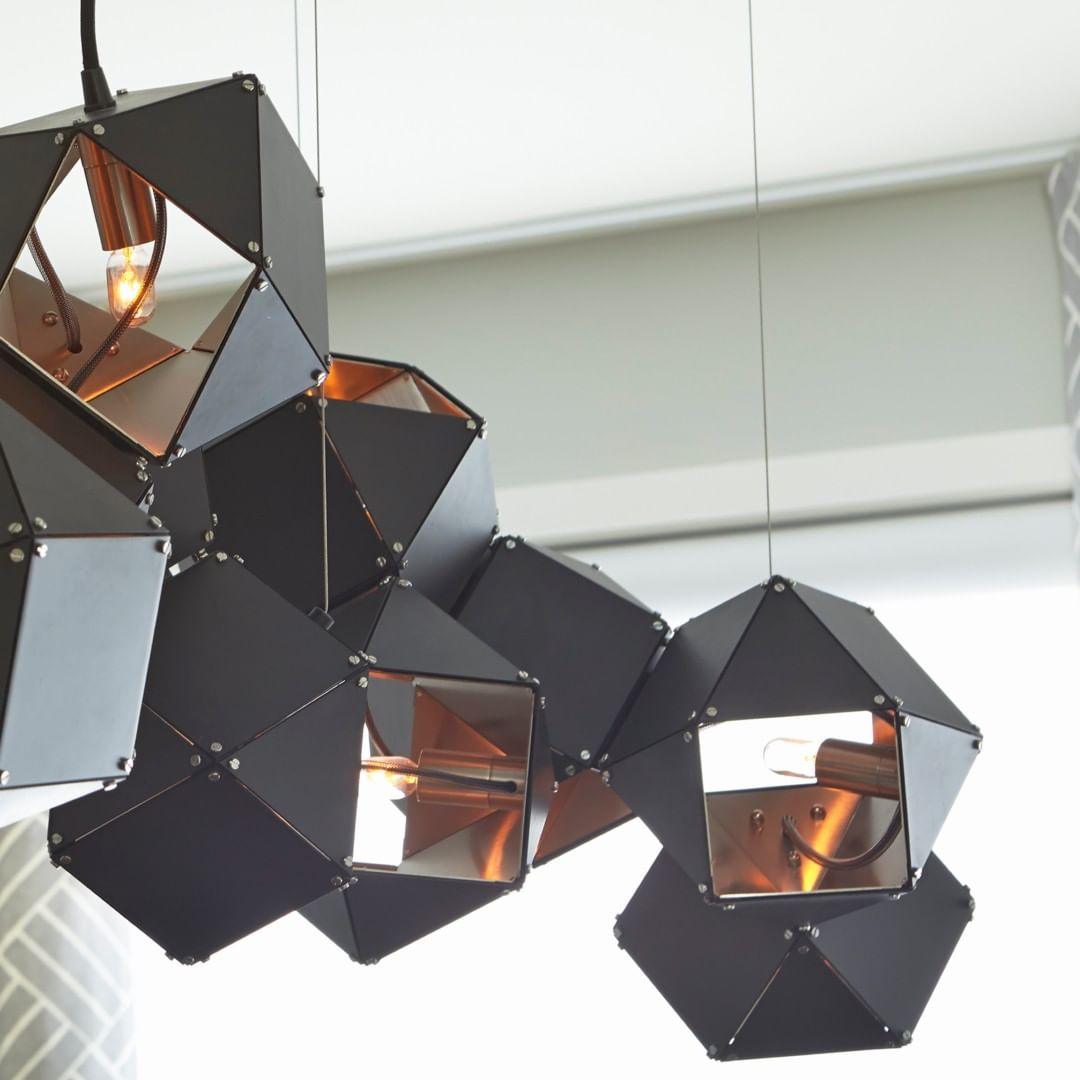 Facet Modular Chandelier - Customizable Design with LED Compatibility