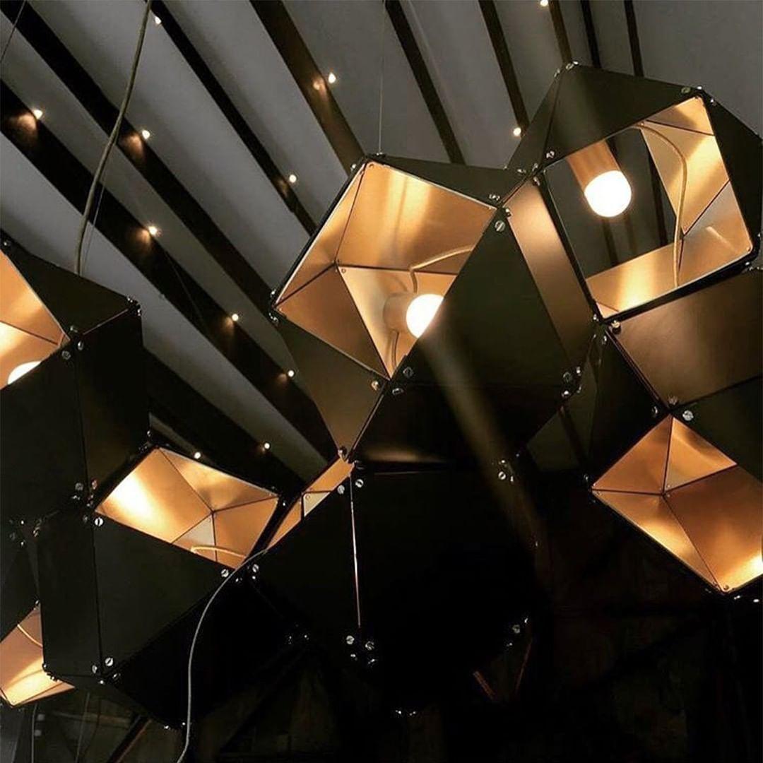 Facet Modular Chandelier - Customizable Design with LED Compatibility