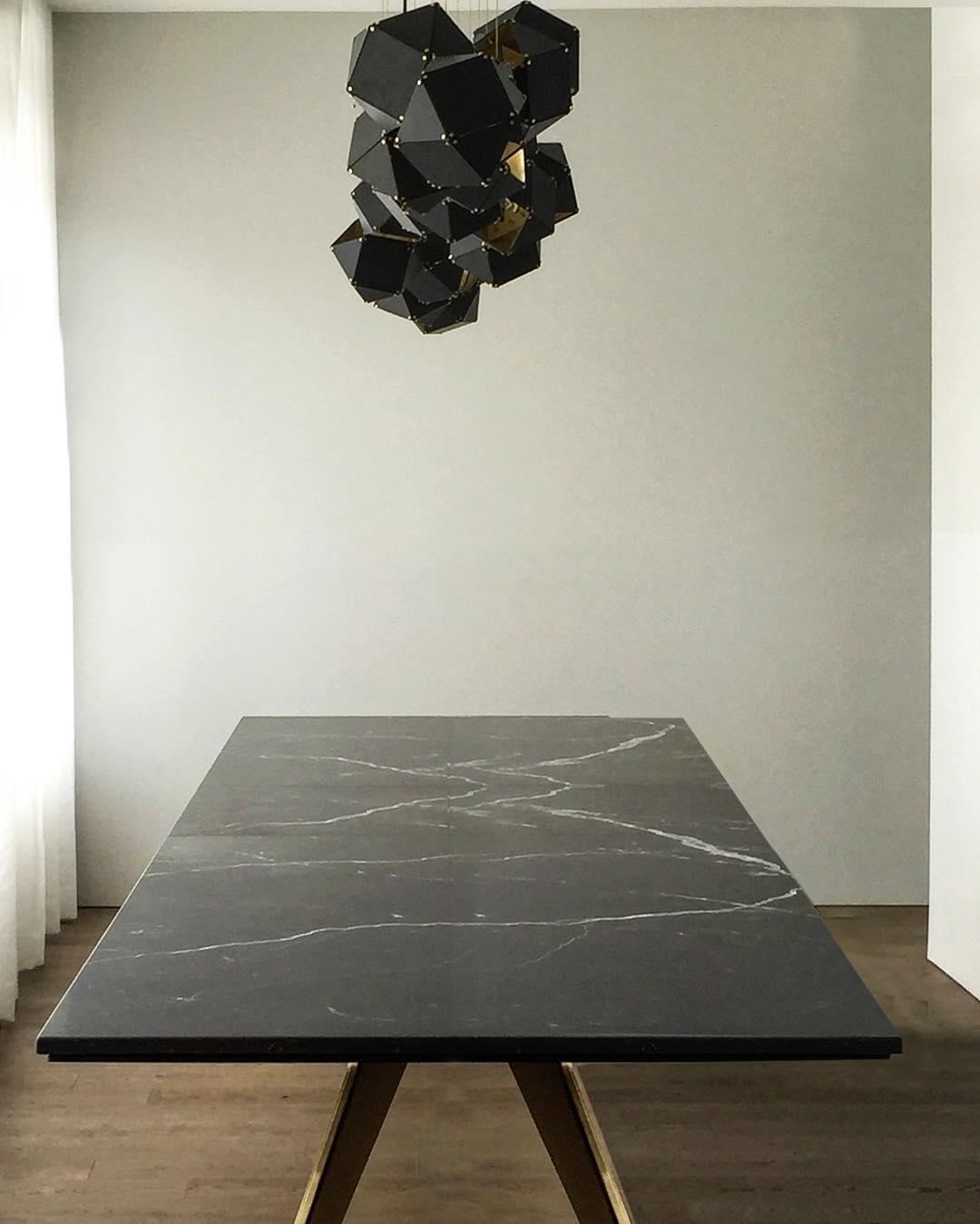 Facet Modular Chandelier - Customizable Design with LED Compatibility