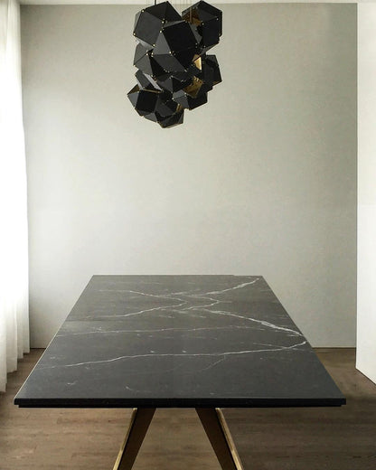 Facet Modular Chandelier - Customizable Design with LED Compatibility