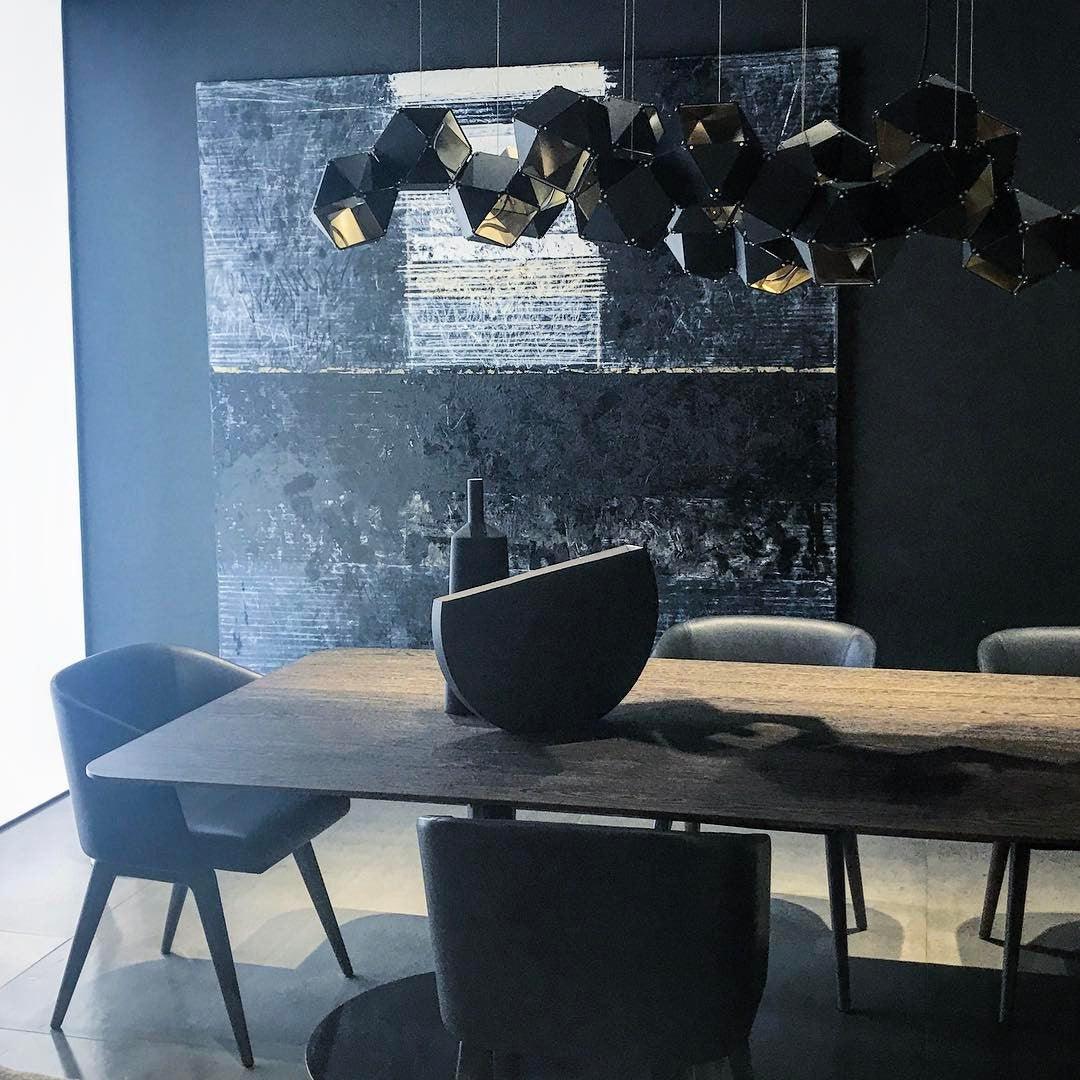 Facet Modular Chandelier - Customizable Design with LED Compatibility