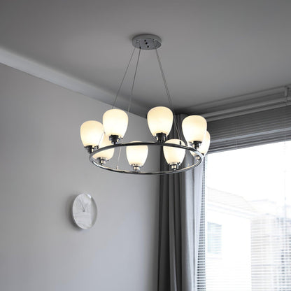 Elegant Werner Chandelier - Adjustable Height, Energy-Efficient LED