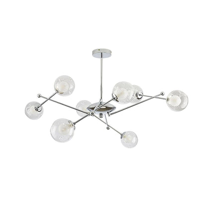 Sputnik Chandelier - Modern Design, Adjustable Brightness, 6 Lights