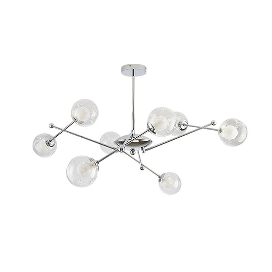 Sputnik Chandelier - Modern Design, Adjustable Brightness, 6 Lights