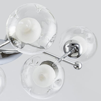 Sputnik Chandelier - Modern Design, Adjustable Brightness, 6 Lights