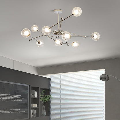 Sputnik Chandelier - Modern Design, Adjustable Brightness, 6 Lights