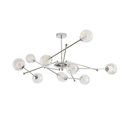 Sputnik Chandelier - Modern Design, Adjustable Brightness, 6 Lights