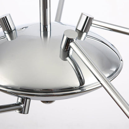 Sputnik Chandelier - Modern Design, Adjustable Brightness, 6 Lights